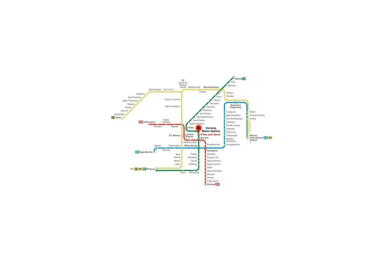 Spacious Central Flat☆3Min To Metro☆Ac|Netflix|Pc Atenas Exterior foto
