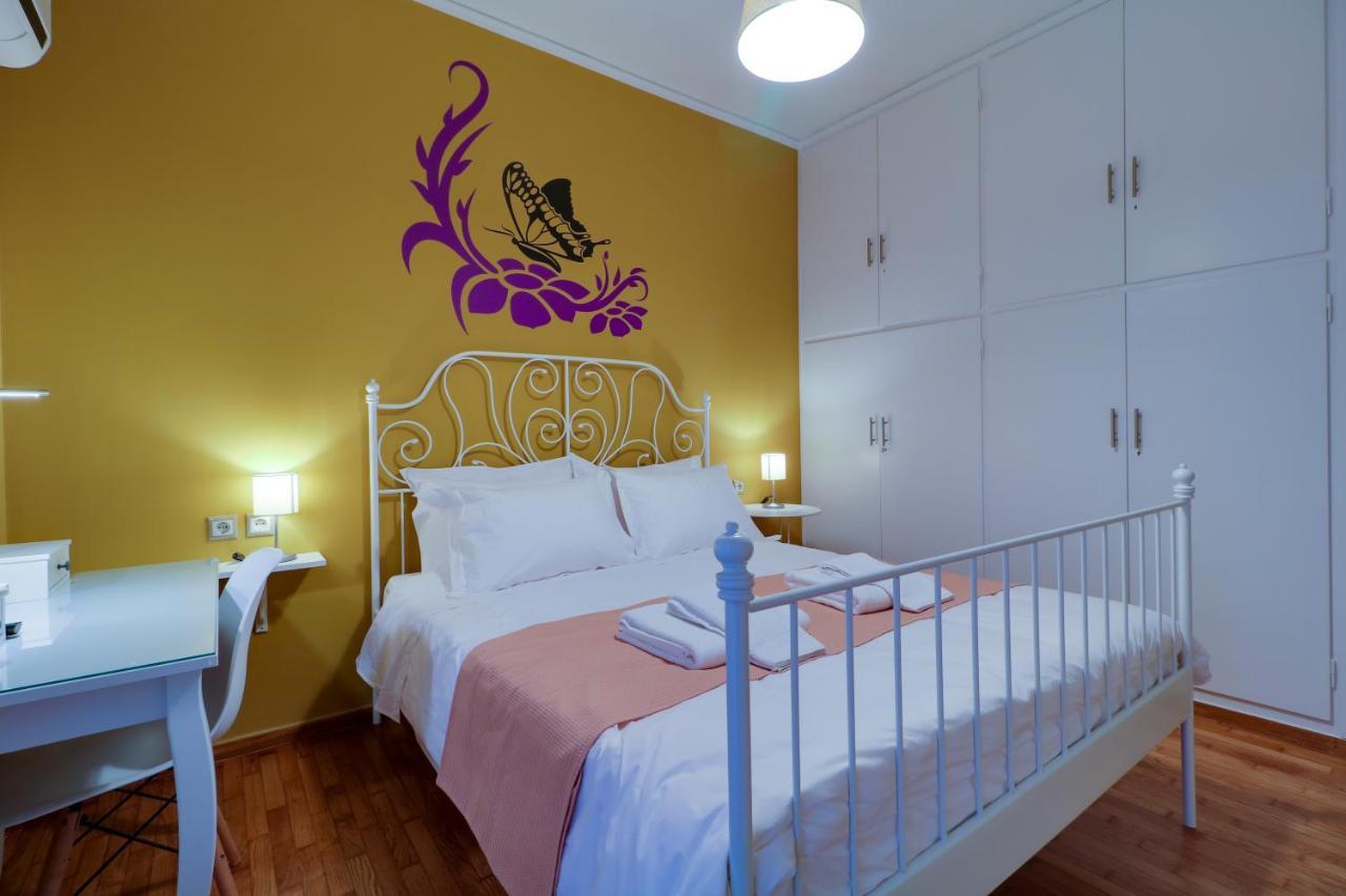 Spacious Central Flat☆3Min To Metro☆Ac|Netflix|Pc Atenas Exterior foto